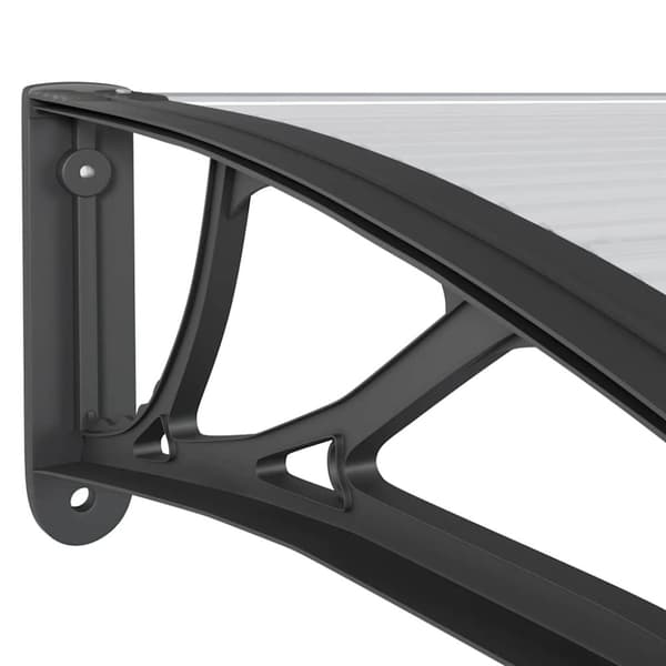 vidaXL dørbaldakin 300x100 cm polycarbonat sort