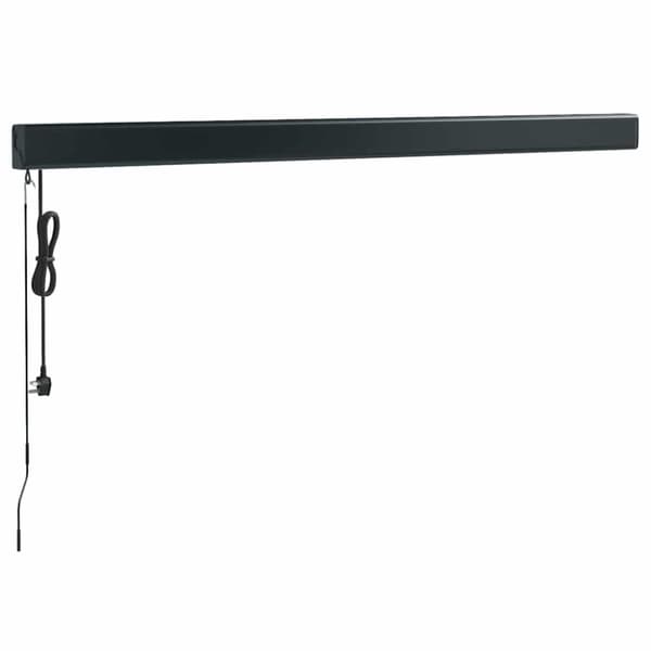 vidaXL Uttrekkbar markise oransje og brun 3,5x2,5 m stoff og aluminium