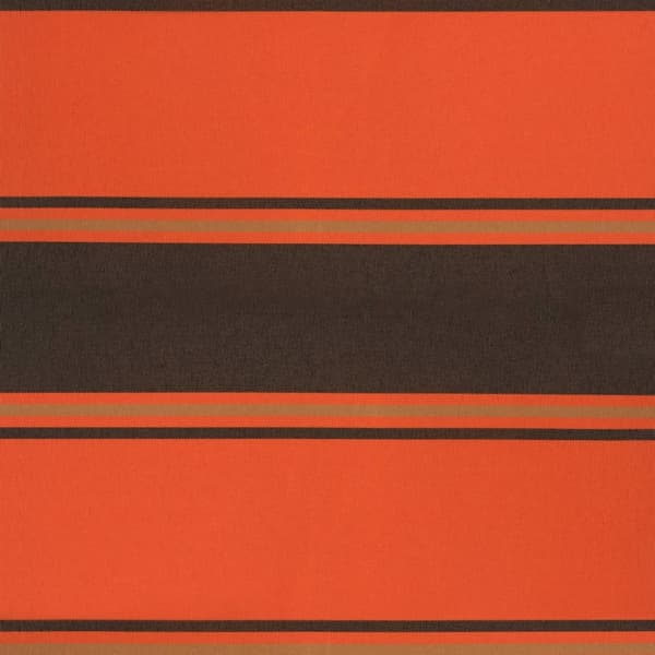 vidaXL foldemarkise 4,5x3 m stof og aluminium orange og brun