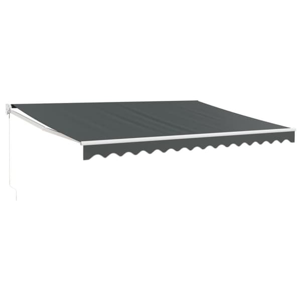 vidaXL Uttrekkbar markise antrasitt 4,5x3 m stoff og aluminium
