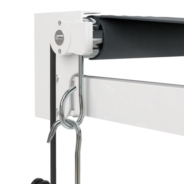 vidaXL Automatisk uttrekkbar markise antrasitt 4,5x3 m