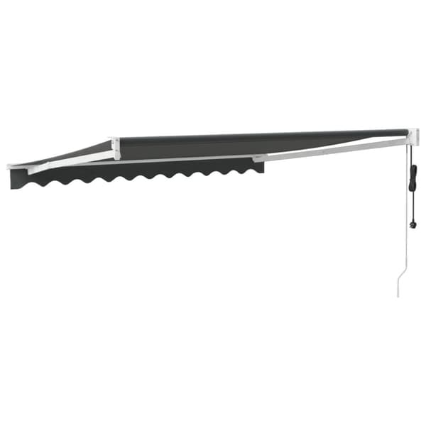 vidaXL Automatisk uttrekkbar markise antrasitt 3x2,5 m
