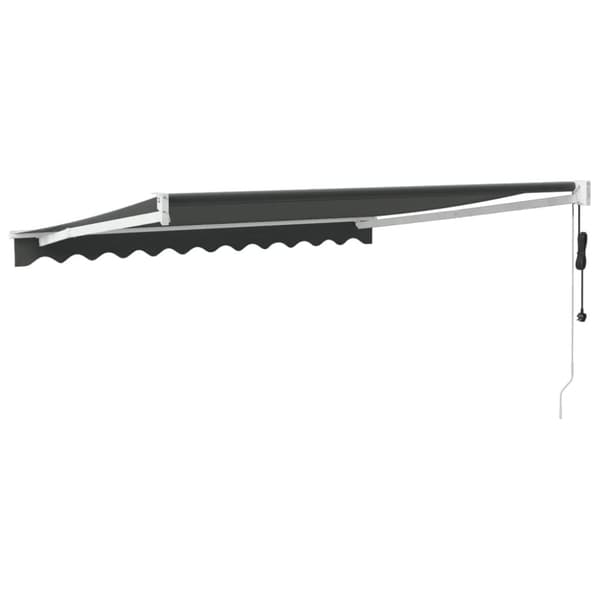 vidaXL Automatisk uttrekkbar markise antrasitt 3,5x2,5 m