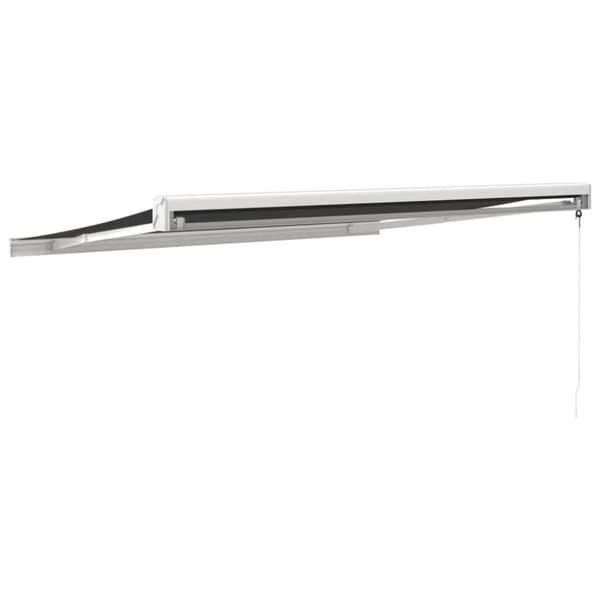 vidaXL Uttrekkbar markise antrasitt 3,5x2,5 m stoff og aluminium