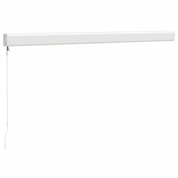 vidaXL Uttrekkbar markise blå og hvit 3,5x2,5 m stoff og aluminium