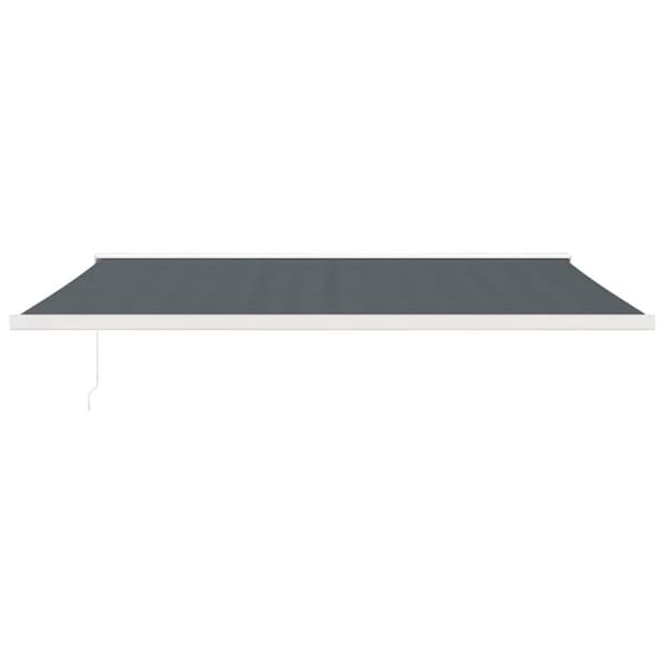 vidaXL Uttrekkbar markise antrasitt 5x3 m stoff og aluminium