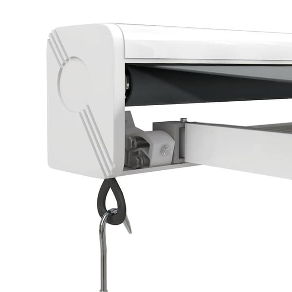 vidaXL Uttrekkbar markise antrasitt 5x3 m stoff og aluminium