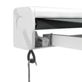 Miniatyrbillede 7 af 9: vidaXL foldemarkise 5x3 m stof og aluminium antracitgrå