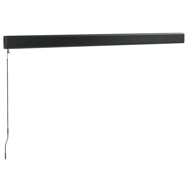 vidaXL Uttrekkbar markise oransje og brun 3x2,5 m stoff og aluminium