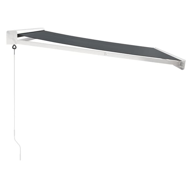 vidaXL Uttrekkbar markise antrasitt 3x2,5 m stoff og aluminium