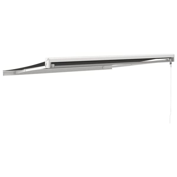 vidaXL Uttrekkbar markise antrasitt 3x2,5 m stoff og aluminium