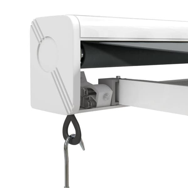 vidaXL Uttrekkbar markise antrasitt 3x2,5 m stoff og aluminium