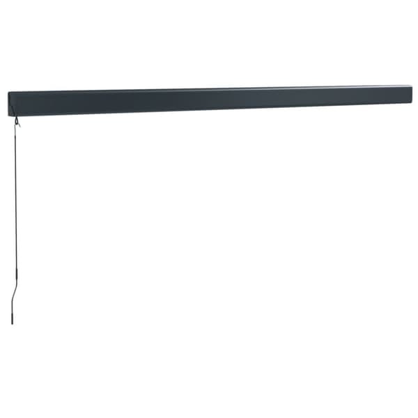 vidaXL Uttrekkbar markise oransje og brun 4,5x3 m stoff og aluminium