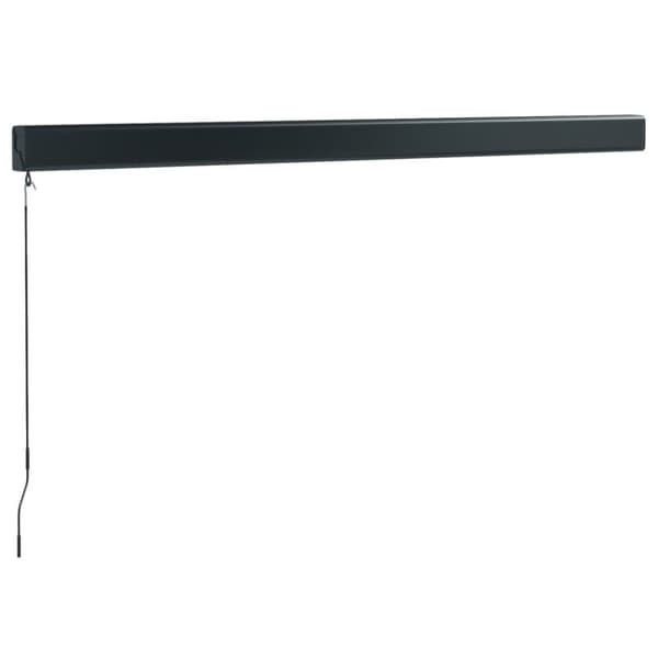 vidaXL Uttrekkbar markise kremhvit 3,5x2,5 m stoff og aluminium