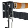 Miniatyrbillede 7 af 10: vidaXL foldemarkise 3,5x2,5 m automatisk betjening gul og hvid