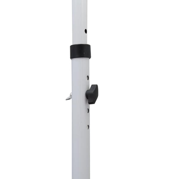 Rootz Clamp markiisi - Markiisi - Taittuva varsi markiisi - Korkeussäädettävä - Säänkestävä - Sininen/Valkoinen - 300 cm × 150 cm x 280 cm