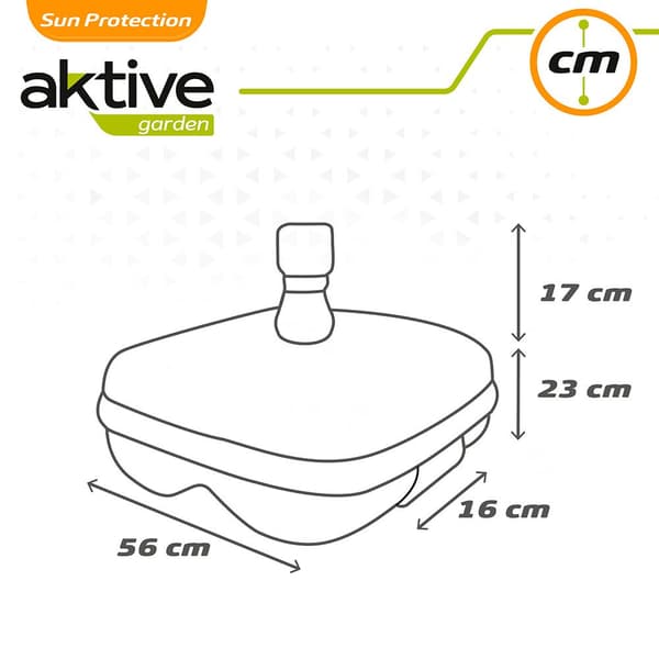 Aktive Base Solsejl 57x56x40 Cm-42kg Sort