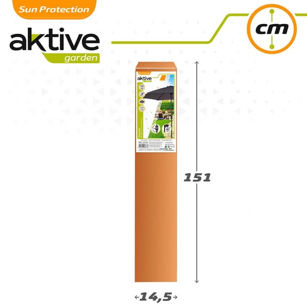 Aktive Alumiinitanko Hexagonal 300 Cm 38 Mm Korkeus 245 Cm Harmaa