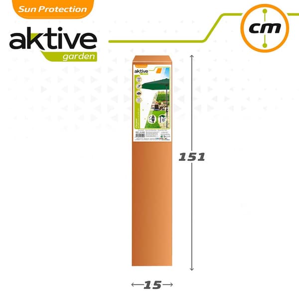 Aktive Päivänvarjo Hexagonal 300 Cm Alumiini Napa 48 Mm Korkeus 245 Cm Vihreä