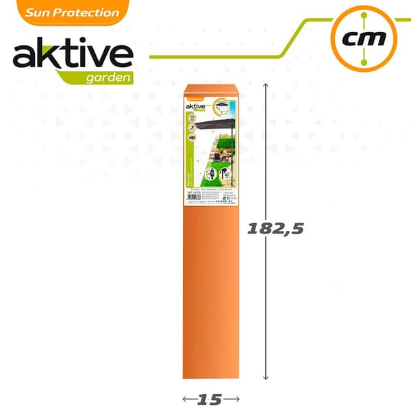 Aktive Alumiinitanko Rectangular 200x300 Cm 48 Mm Korkeus 245 Cm Harmaa