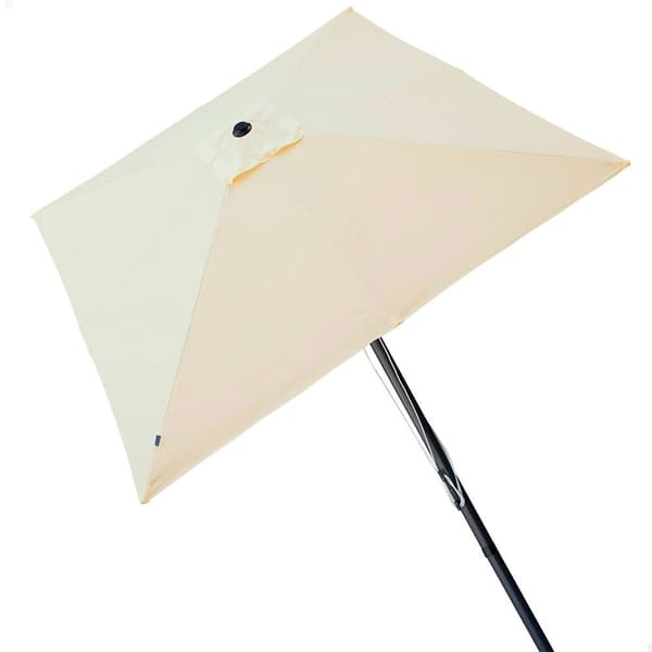 Aktive Neliö Alumiinitanko 270x270 Cm 48 Mm Korkeus 260 Cm Uv Suojella Päivänvarjo Beige
