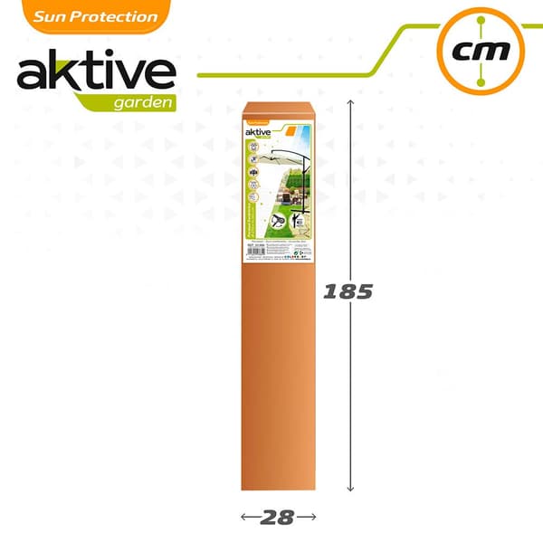 Aktive Eksentrinen Alumiinitanko Banana Garden 270 Cm 48-42 Mm Korkeus 245 Cm Beige