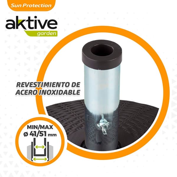 Aktive Parasol Base Poliresina 58x41 Cm-30kg