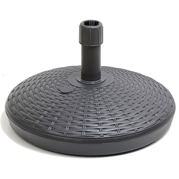Ipae Pro Garden Parasoll Bas Top Rattan 30 L Svart
