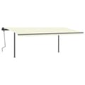 Miniatyrbilde 5 av 7: vidaXL Markisestolpesett antrasitt 600x245 cm jern