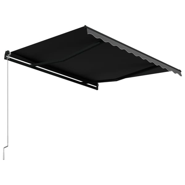 Markis manuellt infällbar 350x250 cm antracit