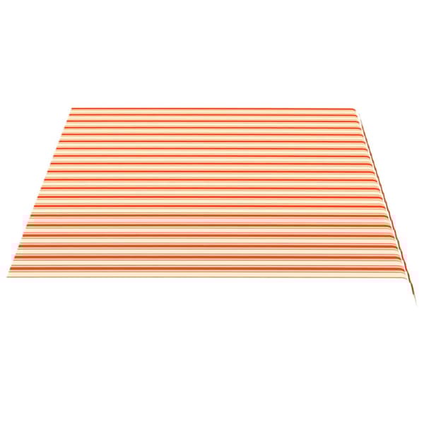 Markisväv gul och orange 4,5x3 m