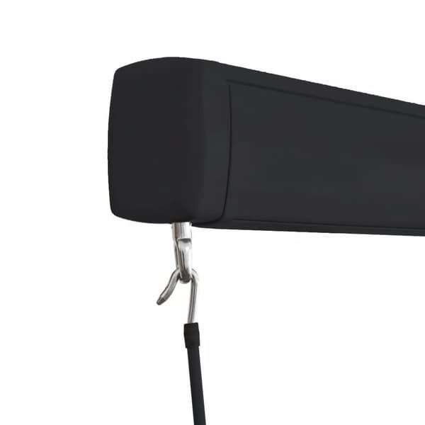 Manuaalinen kasettimarkiisi 400x300 cm sininen ja valkoinen