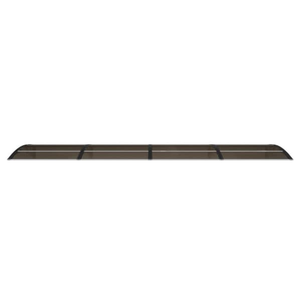 Ovikatos musta 400x100 cm polykarbonaatti