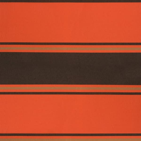 foldemarkise 4x3 m stof og aluminium orange og brun