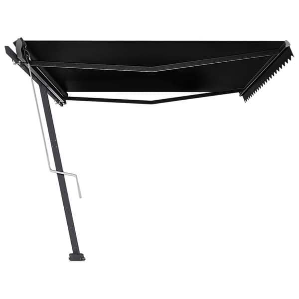 Markis automatisk fristående 500x350 cm antracit