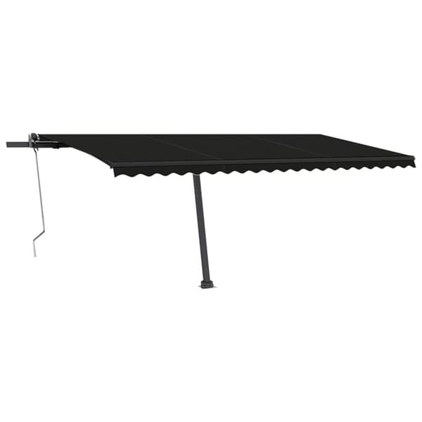 Markis automatisk fristående 500x350 cm antracit