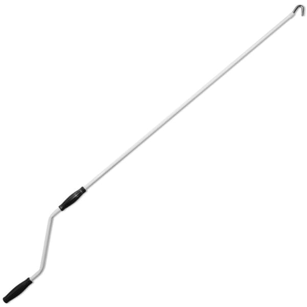 Markis manuellt infällbar 450 cm blå/vit