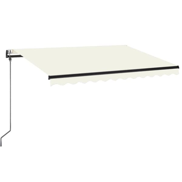 Automatisk markis 350x250 cm gräddvit