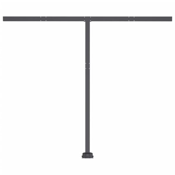Fristående markis manuellt infällbar 300x250 cm antracit