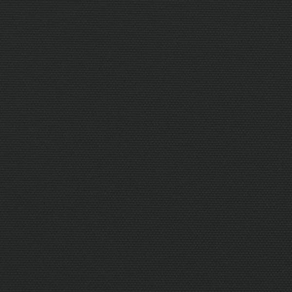 Sisäänvedettävä sivumarkiisi musta 140x1200 cm