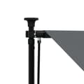 Miniatyrbilde 8 av 11: vidaXL Uttrekkbar markise antrasitt 100x150 cm stoff og stål