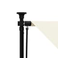 Miniatyrbilde 7 av 11: vidaXL Uttrekkbar markise kremhvit 300x150 cm stoff og stål