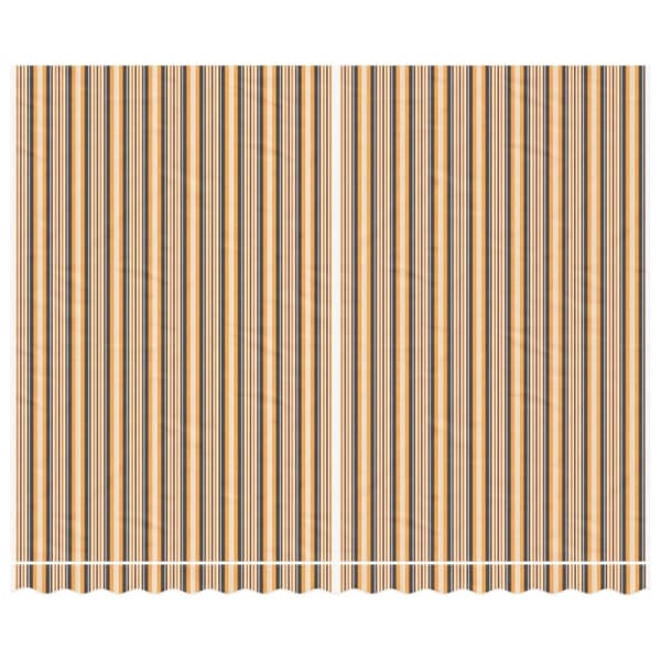 vidaXL Erstatningsduk for markise flerfarget stripe 4x3 m