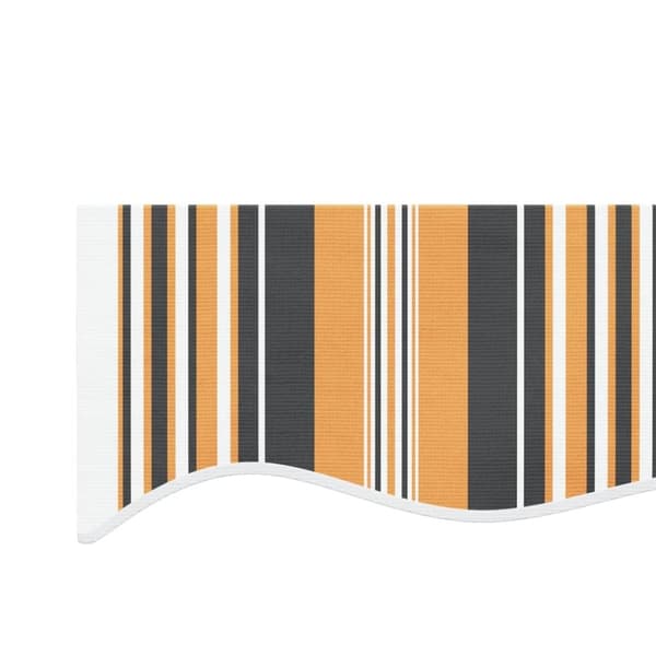 vidaXL Erstatningsduk for markise flerfarget stripe 4x3 m