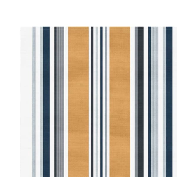 vidaXL Erstatningsduk for markise flerfarget stripe 4x3 m