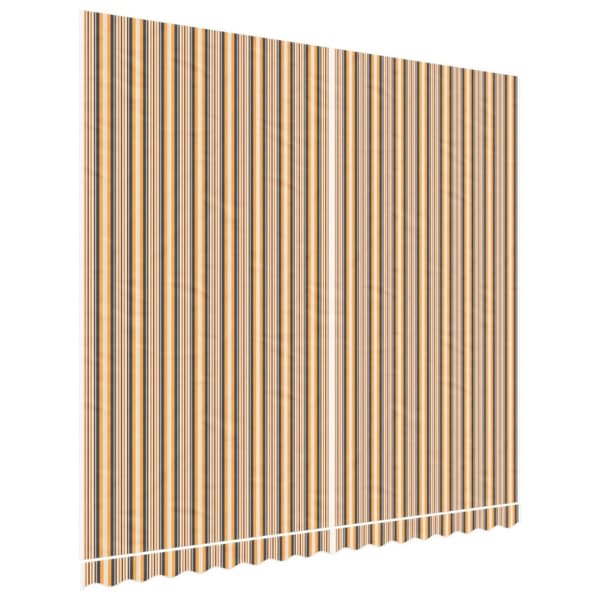 vidaXL Erstatningsduk for markise flerfarget stripe 4x3,5 m