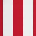 Miniatyrbilde 6 av 7: vidaXL Erstatningsduk for markise rød og hvit stripe 5x3,5 m