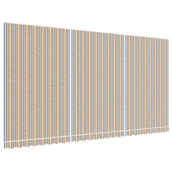 vidaXL Erstatningsduk for markise flerfarget stripe 6x3 m