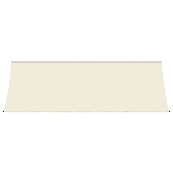 vidaXL Uttrekkbar markise kremhvit 350x150 cm stoff og stål