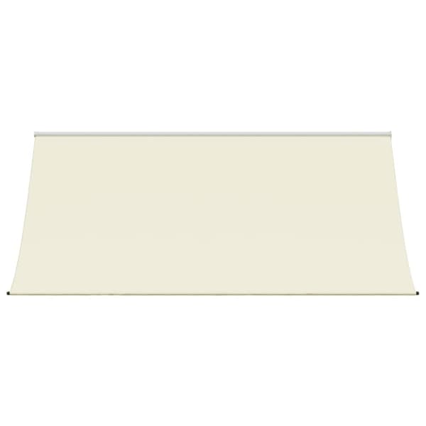 vidaXL Uttrekkbar markise kremhvit 300x150 cm stoff og stål